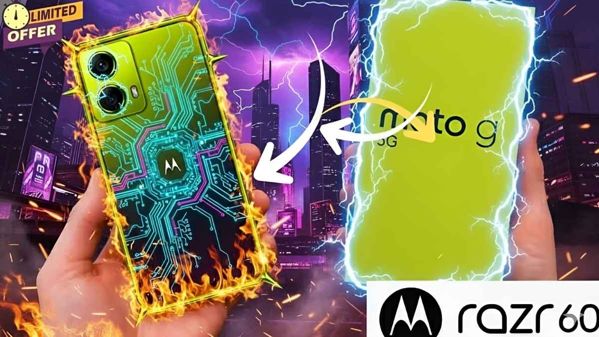 Motorola Razr 60 5G Launched: Premium Foldable Phone with 200MP AI Camera & 7400mAh Battery at ₹13,499